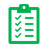Clipboard Ticked with solid fill