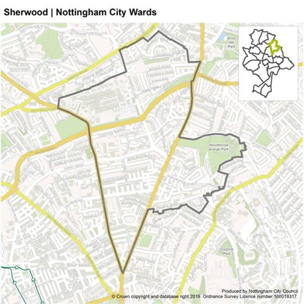 Sherwood Ward Map