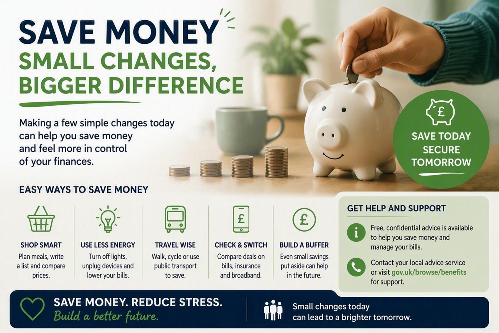 Save Money Poster - Poster text is below this image