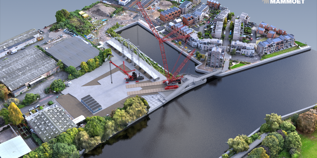 Full steam ahead for new walking and cycling bridge over the Trent 